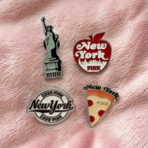 VS Pink New York City NYC Pins